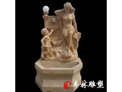 匠心传承 西方喷泉雕刻与母子雕塑，石雕艺术中的永恒韵律