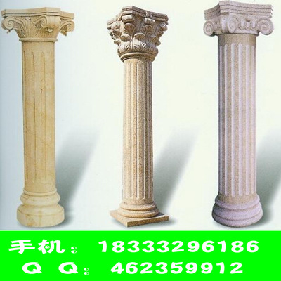汉白玉罗马柱 典雅石雕工艺，点亮室内装饰艺术