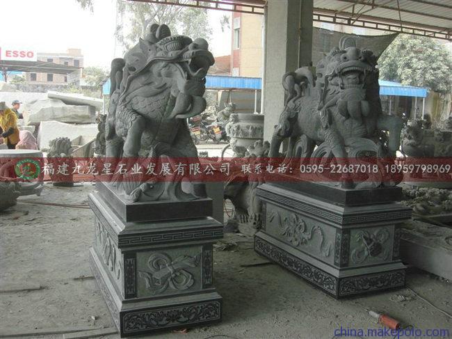 石雕麒麟 传统工艺与祥瑞象征的艺术融合